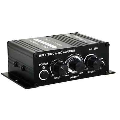 12V Audio Amplifier Mini 400W HIFI Digital Stereo Audio Amplifier FM Amplificador In AMP Car Home Radio Theater Microphone