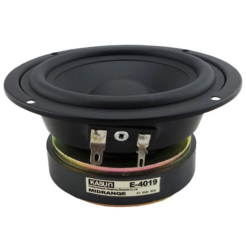 KYYSLB E-4019 80W 8 Ohm 4 Inch Household HiFi LoudSpeaker Driver Unit Sealed Midrange Speaker