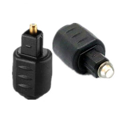 Mini Optical Audio Adapter 3.5MM Female Jack To Digital Toslink Male Plug for Amplifier TosLink-F to Mini-M 3.5mm Adapter