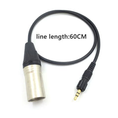 3.5mm Splitter Audio Cable 3 Pin for Sony UWP D11 D21 P03B Sound Recording Equipment Recording Wireless Microphone Accessories