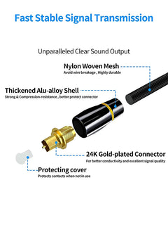 Digital Audio Optical Cable SPDIF Toslink Audio Power Amplifier Cable HiFi Speaker Wire Home Theater Soundbar Fiber Optic Cable