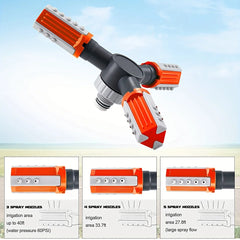 Sprinkler,Upgrade Garden Sprinkler Automatic 360 Degree Rotating Irrigation Grass Water Sprinkler System, Garden Hose Sprinkler