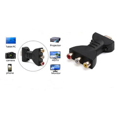 HDMI-Compatible To 3 RGB RCA Video Audio Adapters HDMI-Male To 3 RCA Video Audio Adapter Component Connector
