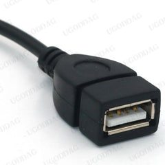 Car MP3 Player Converter 3.5 mm Male AUX Audio Jack Plug To USB Female Converter Cable Cord Adapte For Car MP3 Car Accessories