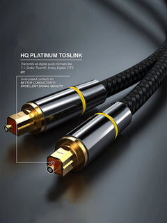 Digital Audio Optical Cable SPDIF Toslink Audio Power Amplifier Cable HiFi Speaker Wire Home Theater Soundbar Fiber Optic Cable