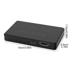 1X4 Splitter Duplicater Video Splitter Hub 1 Port To 4 Display Audio Splitter HD 1080P High Definition Multimedia Interface For