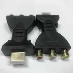 HDMI-Compatible To 3 RGB RCA Video Audio Adapters HDMI-Male To 3 RCA Video Audio Adapter Component Connector