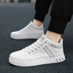 Men's Shoe 2024 New Breathable Casual Shoes for Men Spring Autumn Fashion Non-Slip Male Sneakers White Platform Skateboard Shoes